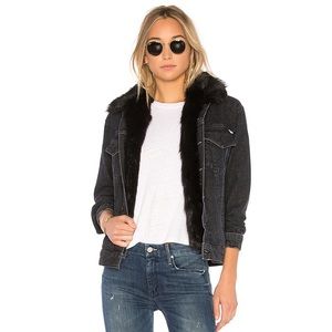 Furry Faux Fur Drifter Jacket Black Cat Fever